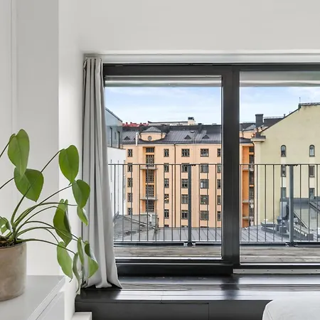 Scandinavian Attic In The Center Apartment Helsinki